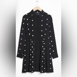 And Other Stories Pleated Shirt-Dress